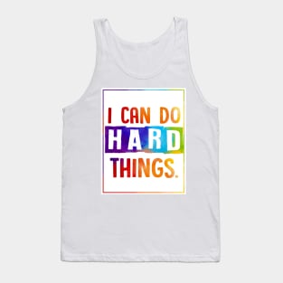 Growth mindset | I can do hard things Tank Top